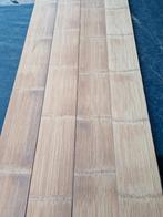 21M2 massieve bamboe houten vloerdelen #VERNIEUWD#, Ophalen of Verzenden, Gebruikt