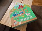 Kinderpuzzel boerderij, Ophalen of Verzenden, Minder dan 10 stukjes, Zo goed als nieuw