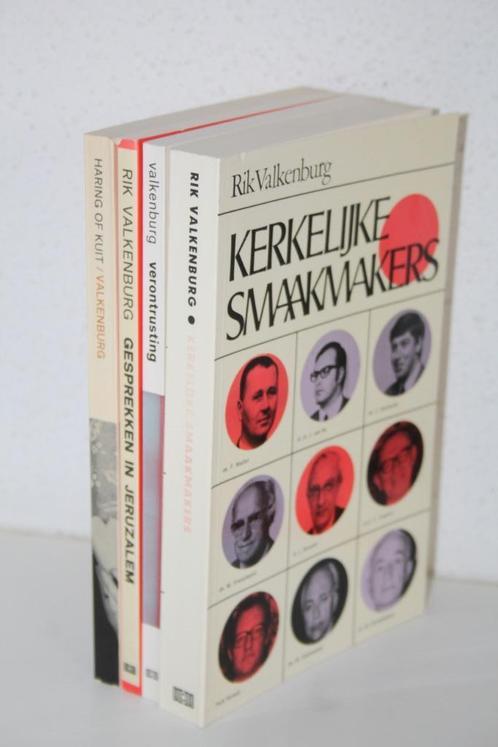 Rik Valkenburg - Vier boeken met interviews (1968-1975), Boeken, Godsdienst en Theologie, Gelezen, Christendom | Protestants, Ophalen of Verzenden