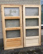 Nieuwe dubbele openslaande blokhut tuinhuis deuren incl.glas, 3 ramen of meer, Blokhut, Nieuw, Minder dan 200 cm