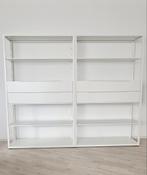 2 FJÄLKINGE witte wandkasten met lades, 236x193x35 cm, Huis en Inrichting, Kasten | Wandmeubels, Ophalen, Zo goed als nieuw, Met lade(s)