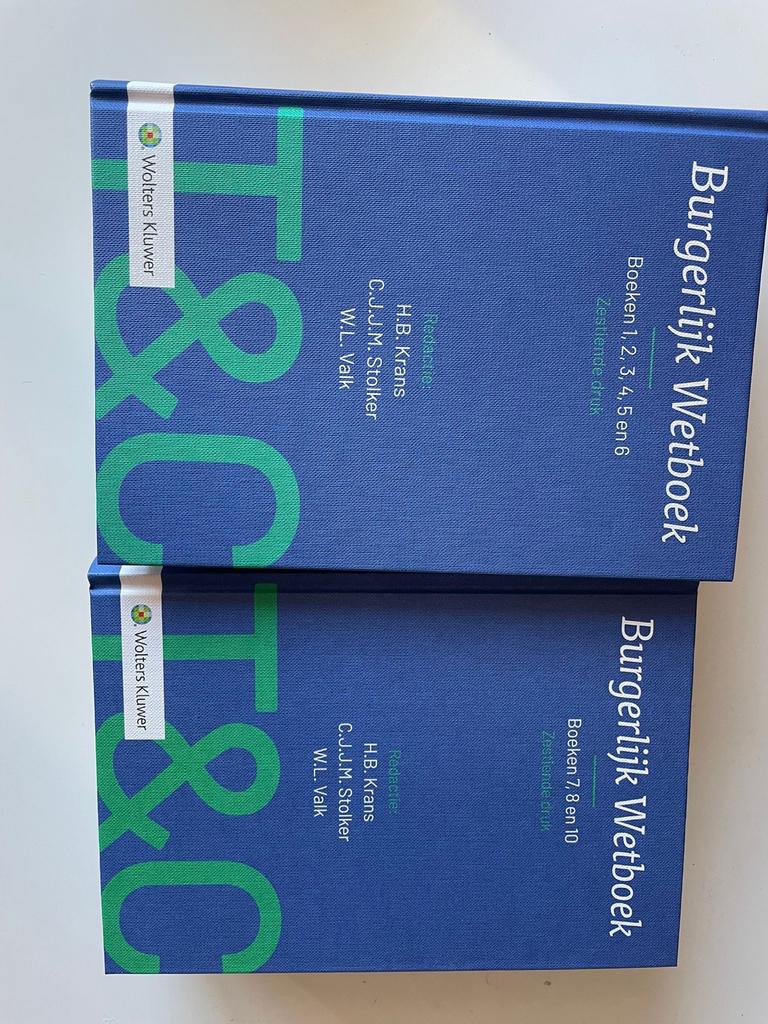Burgerlijk Wetboek - Boeken 1 t/m 6 & 7, 8 en 10, Ophalen of Verzenden, Alpha, Nieuw, WO