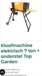 Kloofmachine op werkhoogte 7 ton splijtkracht,top machine, Tuin en Terras, Kloofmachines, Ophalen of Verzenden, Gebruikt, Elektrisch