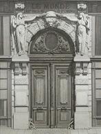 Gravure, 1877 - Architectuur Haussmann Gebouw Parijs, Verzenden