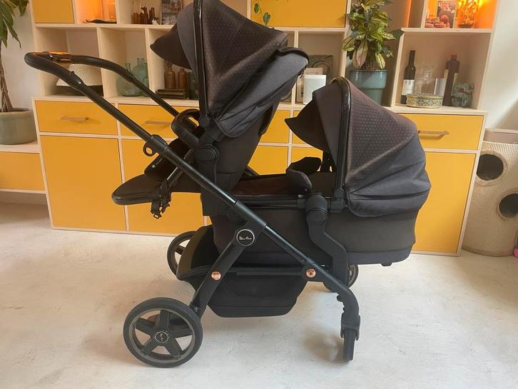 Silver Cross Wave… Duo Kinderwagen, Kinderen en Baby's, Kinderwagens en Combinaties, Gebruikt, Kinderwagen, Overige merken, Duowagen