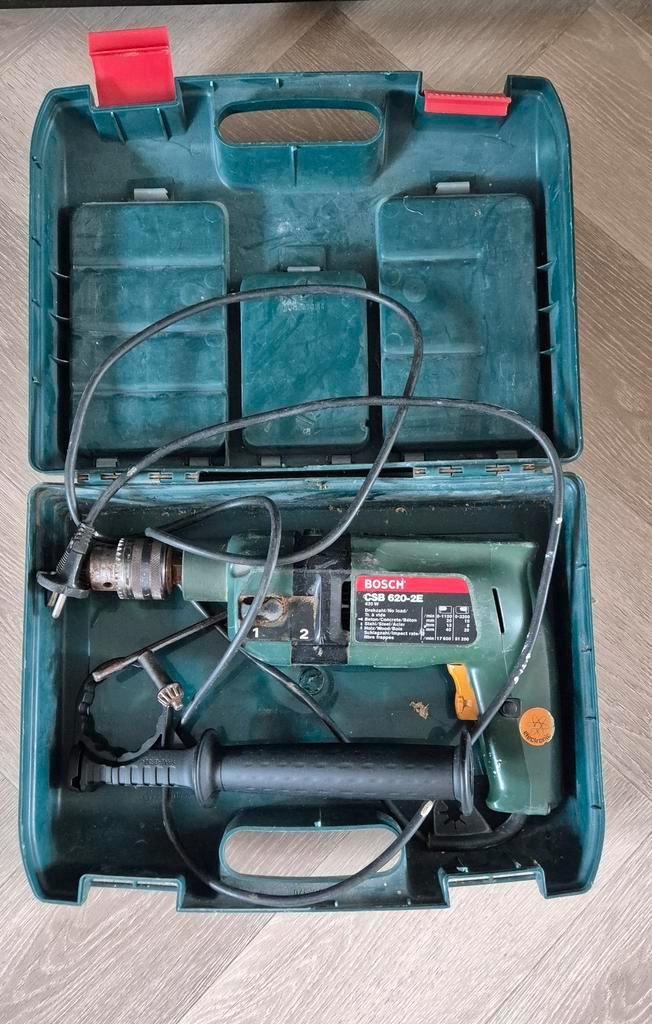 Bosch CSB 620-2E Klopboormachine - 620W, Doe-het-zelf en Verbouw, Gereedschap | Boormachines, Gebruikt, Boormachine, 600 watt of meer