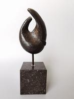 Brons abstract beeldje sculptuur gemerkt met monogram ? Info, Verzenden