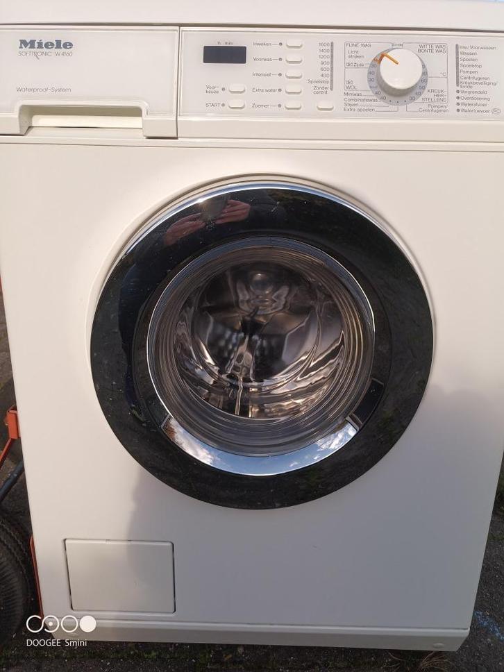 Miele wasmachine (type W4160), Witgoed en Apparatuur, Wasmachines, Gebruikt, Voorlader, 4 tot 6 kg, 85 tot 90 cm, 1200 tot 1600 toeren