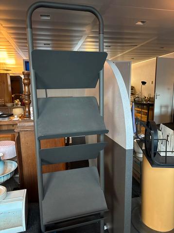 Stijlvolle metalen ladderkast beschikbaar voor biedingen