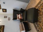 Strandmon bruin echt lederen fauteuil., Ophalen, Nieuw, 75 tot 100 cm, 50 tot 75 cm