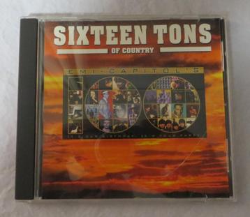 CD - Sixteen tons of country (10 tracks, Slim Whitman e.a.) beschikbaar voor biedingen