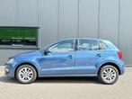 Volkswagen Polo 1.2 TSI Comfortline Business R 90 PK | Nieuw, Stof, Gebruikt, Met garantie (alle), Blauw