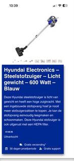 Hyundai Steelstofzuiger met hulpstukken, Ophalen, Stofzuiger, Zo goed als nieuw, Minder dan 1200 watt