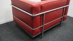 Cassina LC3 Grand Confort Grand Modele Fauteuils | Rood Leer, Gebruikt, -, -, Ophalen of Verzenden
