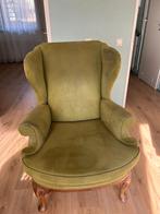 Barok groene heren fauteuil, Ophalen, Gebruikt