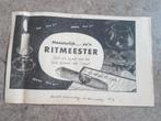 Advertentie Ritmeester sigaren (1957), Verzamelen, Ophalen of Verzenden, 1940 tot 1960, Knipsel(s)
