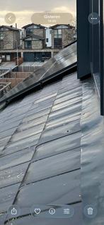 Platte dakpannen. Goede staat. Ong. 35m2 tot 40m2, Ophalen, Steen of Klei, 15 m² of meer, Dakpannen