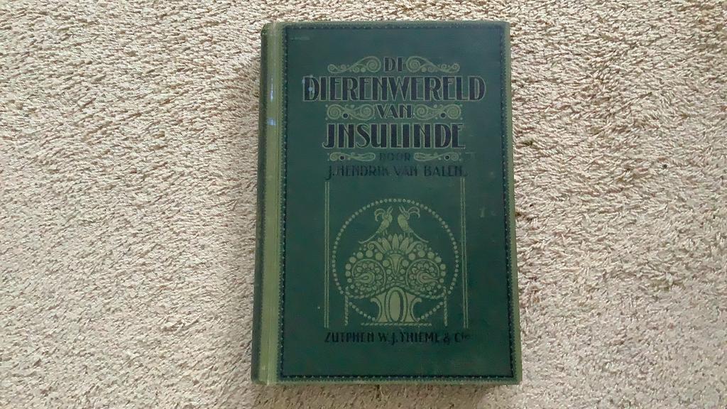 De Dierenwereld van Insulinde, deel I, Zoogdieren., Ophalen of Verzenden, J. Hendrik van Balen