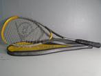 squash racket van DUNLOP I-ZONE GRAPHITE met goede bespannin, Ophalen of Verzenden, Zo goed als nieuw, Racket, Met hoes