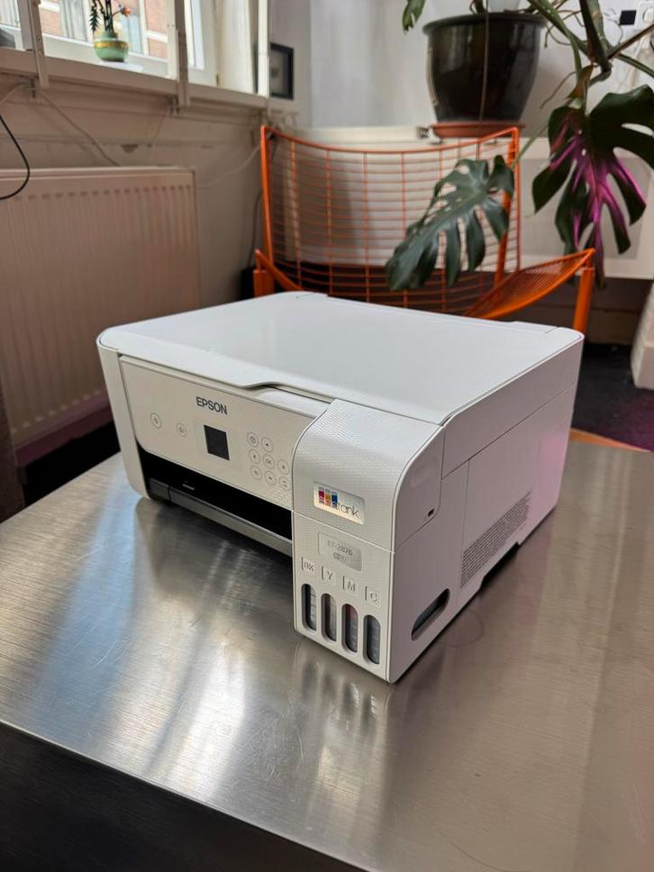 Epson EcoTank ET-2876 | Scanner | Inkjet | ZGAN, Computers en Software, Printers, Zo goed als nieuw, All-in-one, Inkjetprinter