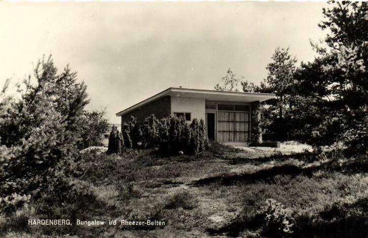 Hardenberg, Bungalow i/d Rheezer-Belten - 1966 gelopen, Verzamelen, Ansichtkaarten | Nederland, Gelopen, Noord-Brabant, Voor 1920