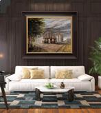 Schilderij eindhoven anno 1900, Antiek en Kunst, Ophalen of Verzenden