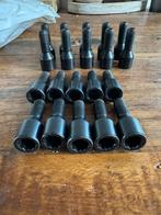 Wielbouten zwart wielschroeven 20 stuks zgan, Ophalen of Verzenden, Gebruikt