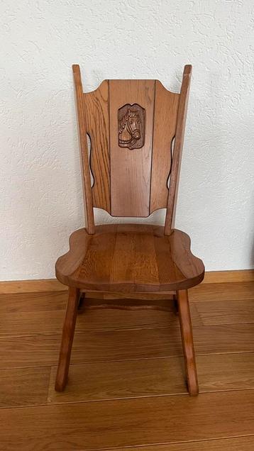 6 Massief Houten Eetkamerstoelen Tijdloos & Duurzaam beschikbaar voor biedingen