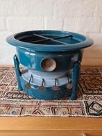 Oliestel 4 pits (glas in tact), Ophalen