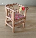 VINTAGE RIETEN KINDERSTOEL*POPPEN STOEL*POPPENHUIS, Verzenden, Zo goed als nieuw, Gebruiksvoorwerp