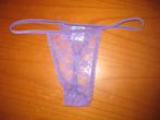 Paarse string, M 38/40, nieuw, Kleding | Dames, Ondergoed en Lingerie, Ophalen of Verzenden, Paars, String