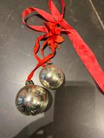 Jaren 70/80 kerstballen aan lint, Ophalen of Verzenden, Gebruikt