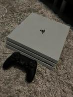 Playstation 4 pro wit, Spelcomputers en Games, Spelcomputers | Sony PlayStation 4, Gebruikt, Ophalen of Verzenden, 1 TB, Met 1 controller