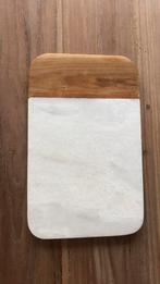 Dienblad of snijplank (marmer met hout), Huis en Inrichting, Ophalen of Verzenden, Zo goed als nieuw, Hout