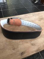 Leren riem lifting belt lever gewichten heffen leer zgan, Ophalen of Verzenden, Zo goed als nieuw