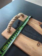 Houten serveerplank met epoxy rivier, Huis en Inrichting, Woonaccessoires | Dienbladen, Ophalen, Zo goed als nieuw, Rechthoekig