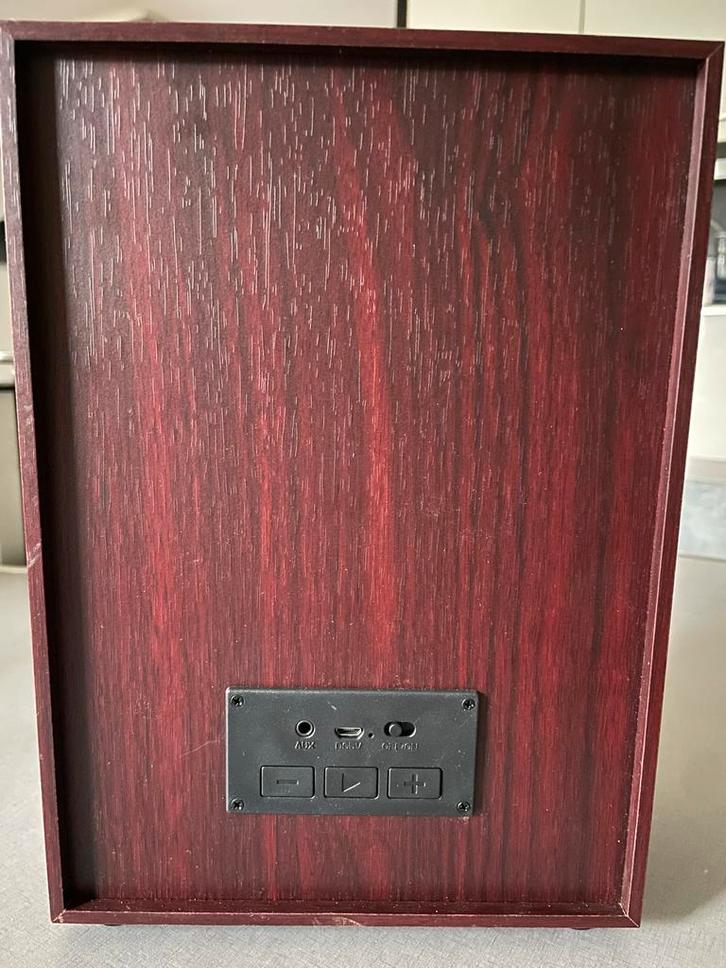 Soundlogic Bluetooth Speaker - Houten Design, Audio, Tv en Foto, Luidsprekers, Zo goed als nieuw, Overige typen, Minder dan 60 watt