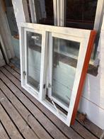 Dubbel Openslaand Raam - 118cm h x 121cm b, Doe-het-zelf en Verbouw, Glas en Ramen, Ophalen, Gevelraam of Ruit, Gebruikt, 120 tot 160 cm