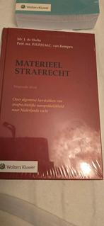 Materieel strafrecht J. de Hullu NEGENDE DRUK, Ophalen of Verzenden, Nieuw