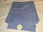 Sprei bedsprei blauw waffle maat 220 x 270 katoen nieuw, Ophalen of Verzenden, Nieuw