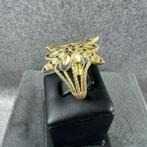 Goud Ring | 14k | 2,92 | bloem filligrain | 18,75 | 391894, Sieraden, Tassen en Uiterlijk, Ringen, 18 tot 19, Gebruikt, Ophalen of Verzenden
