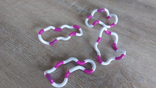 1 tangle fidget toy paars wit meisjes speelgoed anti stress, Kinderen en Baby's, Speelgoed | Overig, Zo goed als nieuw, Meisje