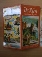 Oude kaart/ gids van de Rijn van Mainz tot Keulen, Gelezen, Ophalen of Verzenden, Landkaart, Duitsland