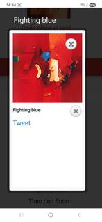 Kunst Schilderij Theo den Boon abstract olieverf, Antiek en Kunst, Ophalen