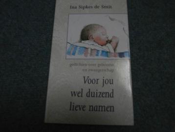 Boek voor jou wel duizend lieve namen met gedichten geboorte beschikbaar voor biedingen
