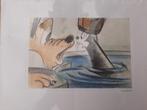 Rescue Dog 1947 Original Sketch of Puto, Ophalen of Verzenden
