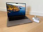 Apple MacBook Pro 14" M1 Pro - 16GB RAM, 500GB SSD, Computers en Software, Apple Macbooks, Qwerty, Overige groottes, 512 GB, Zo goed als nieuw
