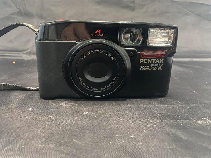 Vintage Pentax Zoom 70X Analoge Camera Canon fotorolletje, Audio, Tv en Foto, Fotocamera's Analoog, Gebruikt, Compact, Pentax