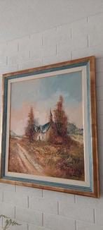 Olieverfschilderij, Antiek en Kunst, Kunst | Schilderijen | Abstract, Ophalen of Verzenden