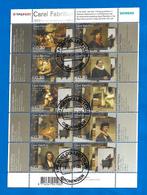 NVPH V 2285-94 Carel Fabritius - 2004 gestempeld, Postzegels en Munten, Postzegels | Nederland, Verzenden, Na 1940, Gestempeld